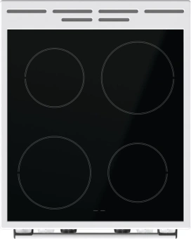 Плита Электрическая Gorenje GEC5C42WG белый стеклокерамика (без крышки) - купить недорого с доставкой в интернет-магазине