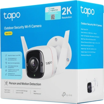 Камера видеонаблюдения IP TP-Link Tapo C310 Wi-Fi 3.89-3.89мм цв. корп.:белый - купить недорого с доставкой в интернет-магазине