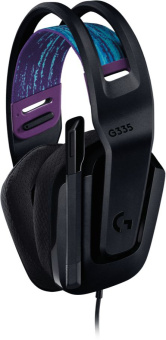 Наушники с микрофоном Logitech G335 черный 2м накладные оголовье (981-000978) - купить недорого с доставкой в интернет-магазине