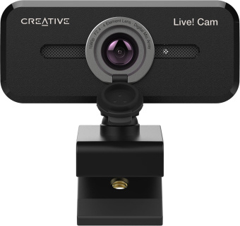 Камера Web Creative Live! Cam SYNC 1080P V2 черный 2Mpix (1920x1080) USB2.0 с микрофоном (73VF088000000) - купить недорого с доставкой в интернет-магазине