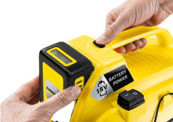 Пылесос Karcher WD 1 Compact Battery 230Вт желтый/черный - купить недорого с доставкой в интернет-магазине
