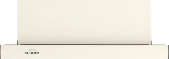 Вытяжка встраиваемая Elikor Интегра 60П-400-В2Л топленое молоко управление: кулисные переключатели (1 мотор) - купить недорого с доставкой в интернет-магазине