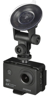 Видеорегистратор Digma FreeDrive Action 4K WiFi черный 8Mpix 2160x3840 2160p 150гр. Allwinner V3 - купить недорого с доставкой в интернет-магазине
