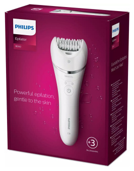 Эпилятор Philips BRE700/00 скор.:2 насад.:3 от аккум. белый - купить недорого с доставкой в интернет-магазине