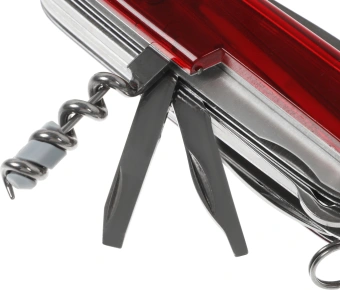 Нож перочинный Victorinox CyberTool L (1.7775.T) 91мм 39функц. красный полупрозрачный карт.коробка - купить недорого с доставкой в интернет-магазине