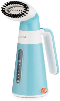 Отпариватель ручной Kitfort КТ-928-3 600Вт бирюзовый/белый - купить недорого с доставкой в интернет-магазине