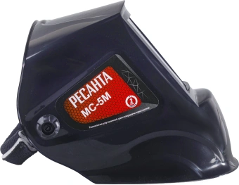 Маска сварщика Ресанта МС-5М филь.:хамел. кл.:1/1/1/2 см.экр.100x95мм черный (65/76) - купить недорого с доставкой в интернет-магазине