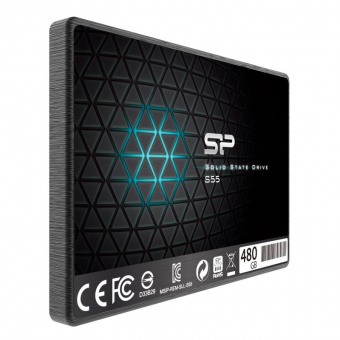 Накопитель SSD Silicon Power SATA III 480Gb SP480GBSS3S55S25 Slim S55 2.5" - купить недорого с доставкой в интернет-магазине