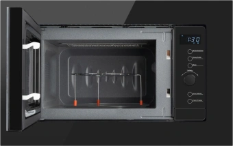 Микроволновая печь Weissgauff HMT-620 BG Grill 20л. 700Вт черный (встраиваемая) - купить недорого с доставкой в интернет-магазине