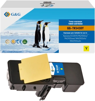 Картридж лазерный G&G GG-TK5430Y TK-5430Y желтый (1250стр.) для Kyocera Ecosys PA2100cx/PA2100cwx/MA2100cfx/MA2100cwfx - купить недорого с доставкой в интернет-магазине