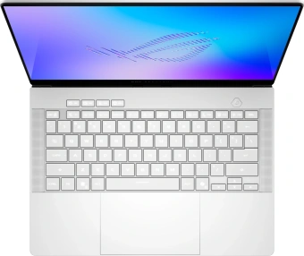 Ноутбук Asus ROG Zephyrus G14 GU405AW-SY024W Core Ultra 9 386H 32Gb SSD1Tb NVIDIA GeForce RTX5080 16Gb 14" OLED 3K (2880x1800) Windows 11 Home white WiFi BT Cam Bag (90NR0P83-M000Y0) - купить недорого с доставкой в интернет-магазине