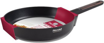 Сковорода Rondell Walnut RDA-1941 круглая 26см покрытие: антипригарное ручка несъемная (без крышки) черный - купить недорого с доставкой в интернет-магазине