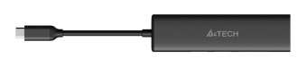 Разветвитель USB-C A4Tech DST-60C 2порт. серый - купить недорого с доставкой в интернет-магазине