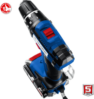 Дрель-шуруповерт Зубр DL-201-22 аккум. патрон:быстрозажимной (кейс в комплекте) - купить недорого с доставкой в интернет-магазине