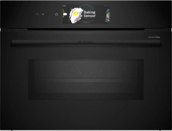 Духовой шкаф Электрический Bosch Serie 8 CMG978NB1 черный - купить недорого с доставкой в интернет-магазине