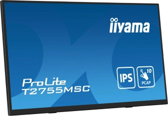Монитор Iiyama 27" ProLite T2755MSC-B1 черный IPS LED 16:9 HDMI M/M матовая 400cd 178гр/178гр 1920x1080 60Hz DP FHD USB Touch 5.8кг - купить недорого с доставкой в интернет-магазине