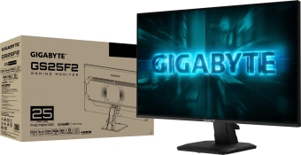 Монитор Gigabyte 24.5" GS25F2A черный IPS LED 16:9 HDMI M/M матовая 1000:1 300cd 178гр/178гр 1920x1080 240Hz DP FHD 3.11кг - купить недорого с доставкой в интернет-магазине
