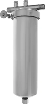 Корпус Гейзер Тайфун 10"x1/2" серебристый - цена, купить или заказать с доставкой в интернет-магазине Корпус Гейзер Тайфун 10"x1/2" серебристый - купить недорого с доставкой в интернет-магазине