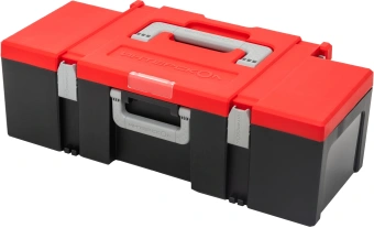Ящик для инструментов Интерскол 2407.200 1отд. красный/черный - купить недорого с доставкой в интернет-магазине