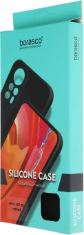 Чехол (клип-кейс) BoraSCO для Infinix Hot 50i Silicone Case черный (73768) - купить недорого с доставкой в интернет-магазине