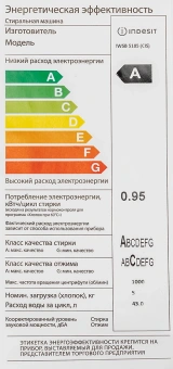 Стиральная машина Indesit EcoTime IWSB 5105 класс: A загр.фронтальная макс.:5кг белый - купить недорого с доставкой в интернет-магазине