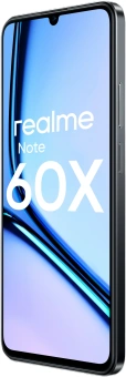 Смартфон Realme RMX3938 Note 60х 128Gb 4Gb черный моноблок 3G 4G 2Sim 6.74" 720x1600 Android 14 8Mpix 802.11 a/b/g/n/ac GPS GSM900/1800 GSM1900 A-GPS microSD max2048Gb - купить недорого с доставкой в интернет-магазине