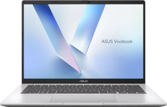 Ноутбук Asus VivoBook M1407KA-LY028 Ryzen AI 5 340 16Gb SSD512Gb AMD Radeon 14" IPS WUXGA (1920x1200) без ОС silver WiFi BT Cam (90NB15H3-M000X0) - купить недорого с доставкой в интернет-магазине