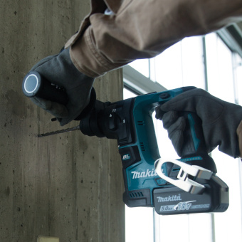 Перфоратор Makita DHR171RTJ патрон:SDS-plus уд.:1.2Дж аккум. (кейс в комплекте) - купить недорого с доставкой в интернет-магазине