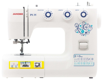 Швейная машина Janome PS-35 белый - купить недорого с доставкой в интернет-магазине
