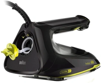 Утюг Braun FreeStyle 7 FI7255GR 2000Вт черный/зеленый - купить недорого с доставкой в интернет-магазине