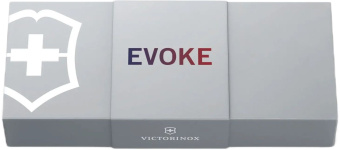 Нож перочинный Victorinox Evoke Alox (0.9415.D221) 136мм 5функц. синий/красный подар.коробка - купить недорого с доставкой в интернет-магазине