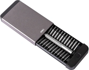 Отвертка Deli DL3525 в компл.:25 предметов жесткий кейс - купить недорого с доставкой в интернет-магазине