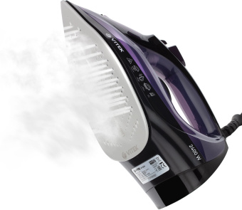 Утюг Vitek 8316-VT-02 2400Вт фиолетовый/черный - купить недорого с доставкой в интернет-магазине