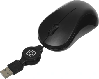 Мышь Оклик 115SR черный оптическая 1000dpi USB для ноутбука 3but (492888) - купить недорого с доставкой в интернет-магазине