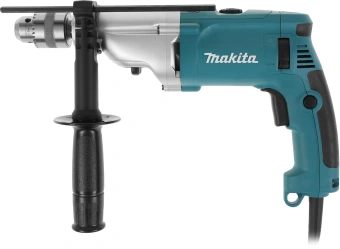 Дрель ударная Makita HP2070 1010Вт патрон:кулачковый реверс (кейс в комплекте) - купить недорого с доставкой в интернет-магазине