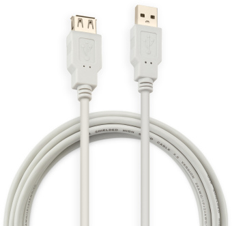 Кабель-удлинитель Buro USB A(m) USB A(f) 3м (USB2.0-AM/AF-3) - купить недорого с доставкой в интернет-магазине