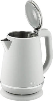 Чайник электрический Haier HK-502 1.5л. 3000Вт серый корпус: нерж.сталь/пластик (TD0029960RU) - купить недорого с доставкой в интернет-магазине