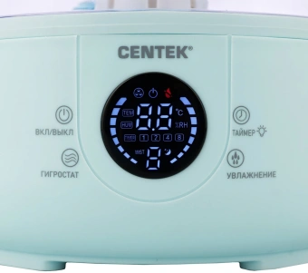 Увлажнитель воздуха Centek CT-5110 30Вт (ультразвуковой) зеленый - купить недорого с доставкой в интернет-магазине
