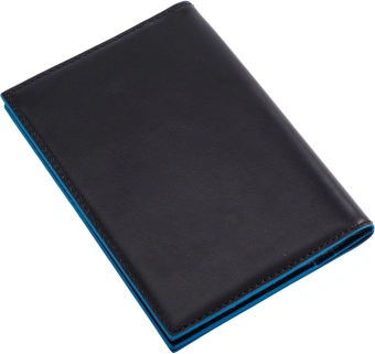 Обложка для документов Piquadro Blue Square PP5246B2R/N черный натур.кожа - купить недорого с доставкой в интернет-магазине