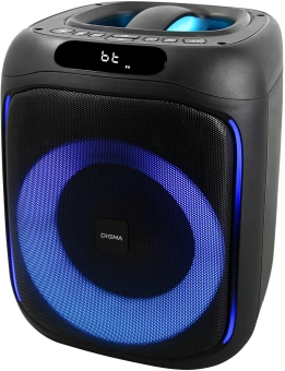 Минисистема Digma D-MC1700 черный 30Вт FM USB BT micro SD - купить недорого с доставкой в интернет-магазине