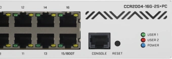 Маршрутизатор MikroTik CCR2004-16G-2S+PC 10/100/1000BASE-TX/SFP/SFP+ белый - купить недорого с доставкой в интернет-магазине