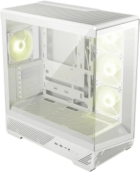 Корпус MSI MAG Pano 130R PZ белый без БП ATX 6x120mm 2x140mm 2xUSB3.0 audio AirDuct bott PSU - купить недорого с доставкой в интернет-магазине