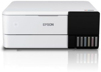 МФУ струйный Epson L8160 (C11CJ20404/403/402) A4 Duplex Net WiFi белый - купить недорого с доставкой в интернет-магазине