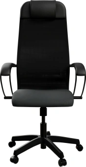 Кресло Метта ErgoLife Set 11 черный сиденье черный сетка с подголов. крестов. металл хром - купить недорого с доставкой в интернет-магазине