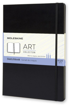 Блокнот для рисования Moleskine ART SKETCHBOOK ARTBF832 A4 210x297мм 96стр. твердая обложка черный - купить недорого с доставкой в интернет-магазине