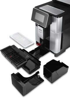 Кофемашина Delonghi ECAM610.75.MB 1450Вт черный/серебристый - купить недорого с доставкой в интернет-магазине