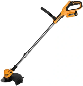 Триммер электрический Deko DKTR12 Plus аккум. неразбор.штан. реж.эл.:леска/нож - купить недорого с доставкой в интернет-магазине