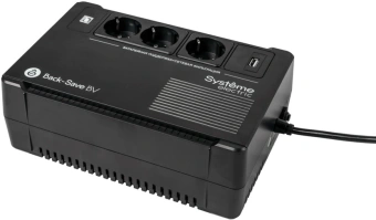 Источник бесперебойного питания Systeme Electriс BV BVSE400RS 240Вт 400ВА черный - купить недорого с доставкой в интернет-магазине