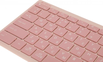 Клавиатура A4Tech Fstyler FBX51C розовый USB беспроводная BT/Radio slim Multimedia (FBX51C PINK) - купить недорого с доставкой в интернет-магазине