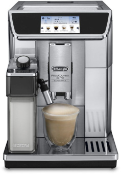 Кофемашина Delonghi PrimaDonna Elite Experience ECAM650.85.MS 1450Вт серебристый/черный - купить недорого с доставкой в интернет-магазине